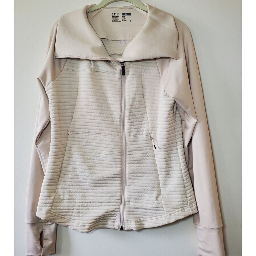 5.11 Tactical Crystal Hybrid Jacket Womens M Medium Full Zip Pockets Thumbhole